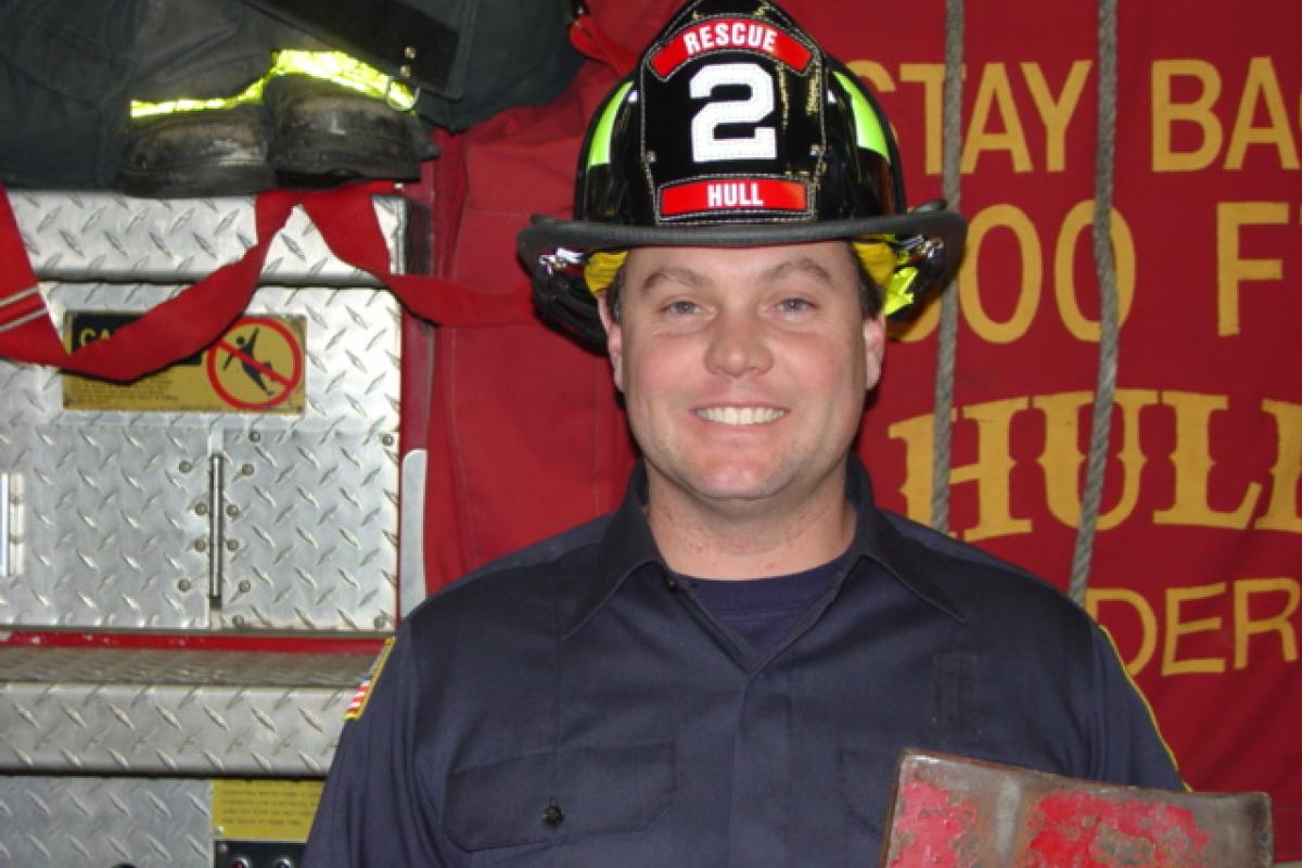 Firefighter David Buckley