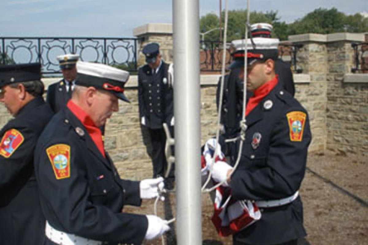 National Fire Academy Flag Folding Ceremony