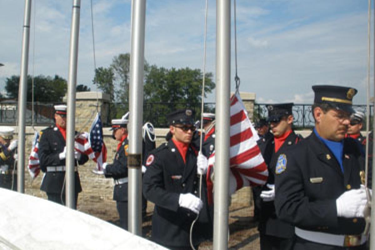 National Fire Academy Flag Folding Ceremony