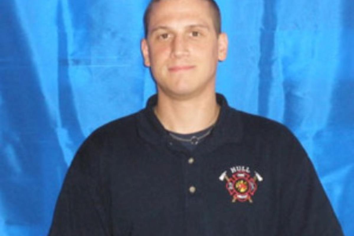 Firefighter James Pearson