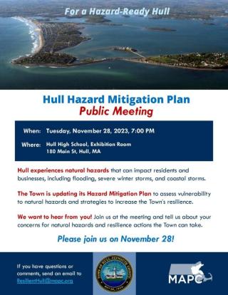 11/28/2023 Hull Hazard Mitigation Meeting