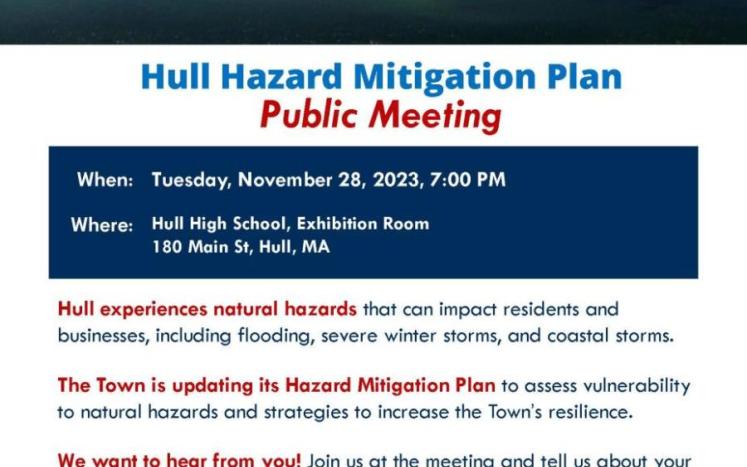 11/28/2023 Hull Hazard Mitigation Meeting