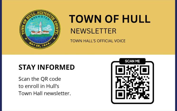 Town of Hull seal QR code